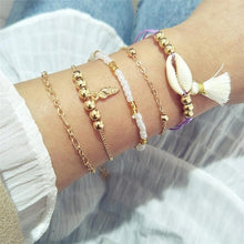 Load image into Gallery viewer, Female Boho Map Heart Bracelet Set