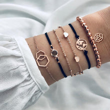 Load image into Gallery viewer, Boho Rose Map Bracelets