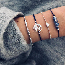 Load image into Gallery viewer, Boho Rose Map Bracelets
