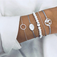 Load image into Gallery viewer, Boho Rose Map Bracelets
