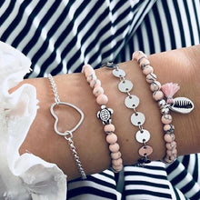 Load image into Gallery viewer, Boho Rose Map Bracelets