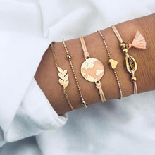 Load image into Gallery viewer, Boho Rose Map Bracelets