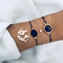 Load image into Gallery viewer, Boho Rose Map Bracelets