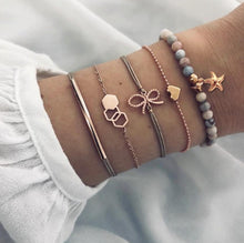 Load image into Gallery viewer, Boho Rose Map Bracelets