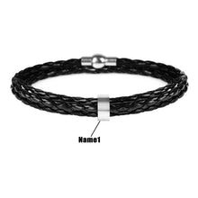Load image into Gallery viewer, Personalized Bracelets Genuine Leather
