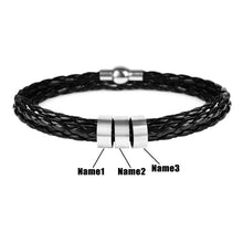 Load image into Gallery viewer, Personalized Bracelets Genuine Leather