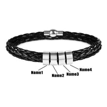 Load image into Gallery viewer, Personalized Bracelets Genuine Leather
