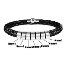 Load image into Gallery viewer, Personalized Bracelets Genuine Leather