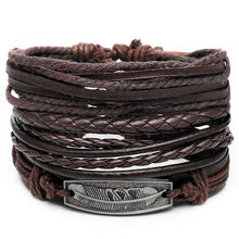 Load image into Gallery viewer, IF ME Vintage Leather Bracelet