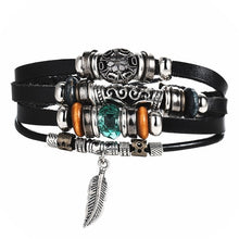 Load image into Gallery viewer, IF ME Vintage Leather Bracelet