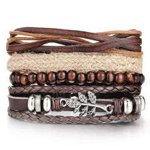 Load image into Gallery viewer, IF ME Vintage Leather Bracelet